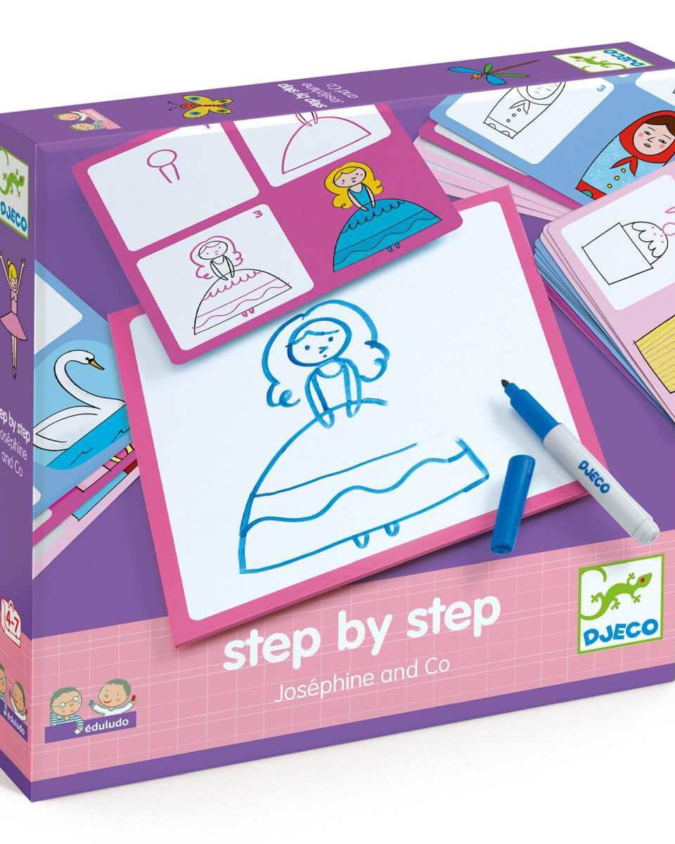 Eduludo - Step by step Josephine - Jeux éducatifs - Boutique LeoLudo - Djeco