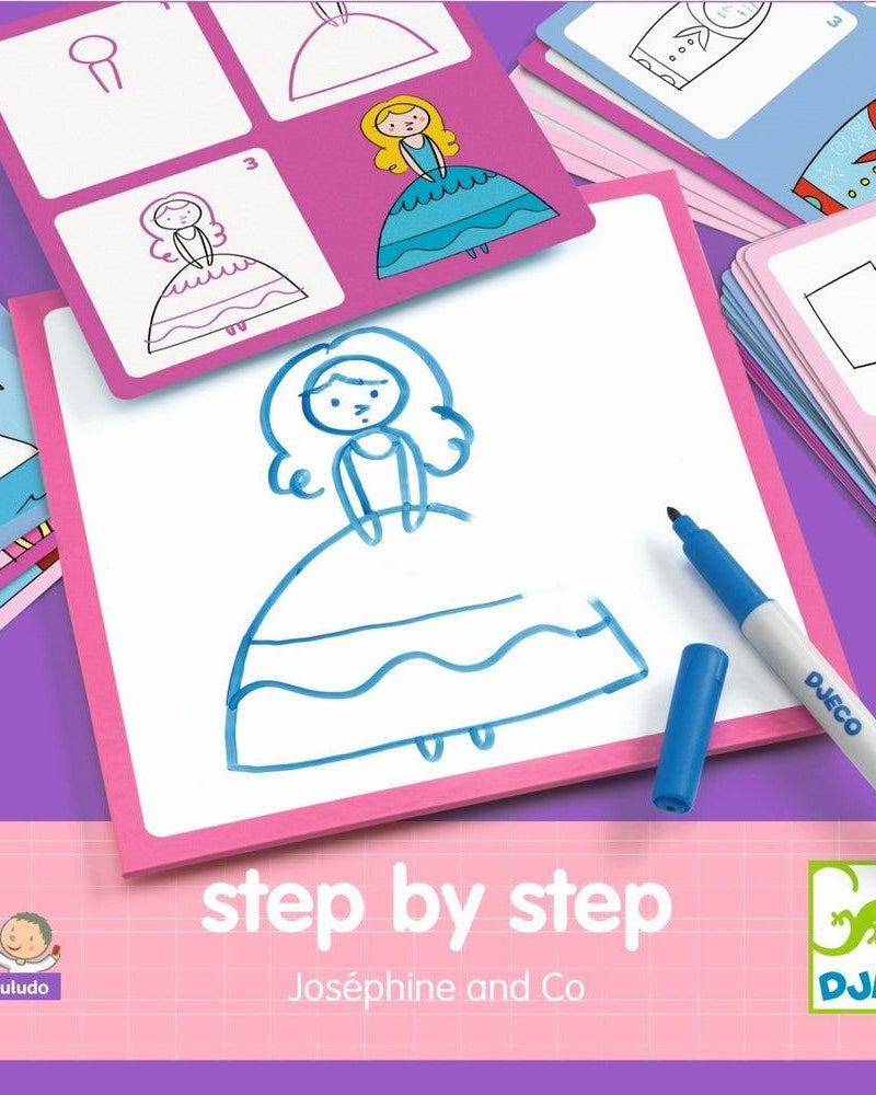 Eduludo - Step by step Josephine - Jeux éducatifs - Boutique LeoLudo - Djeco
