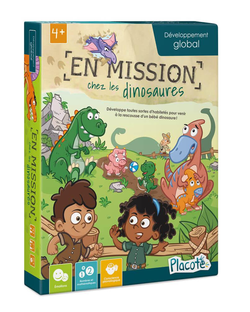 En mission chez les dinosaures - Jeux de société - Boutique LeoLudo - Placote