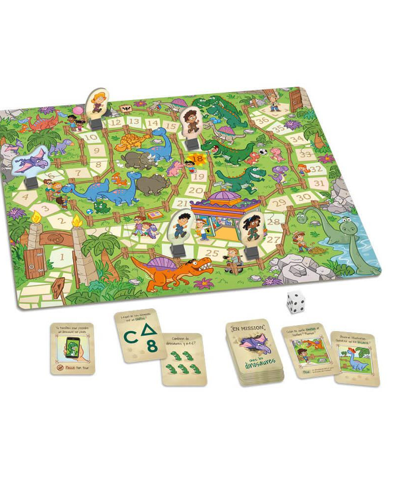 En mission chez les dinosaures - Jeux de société - Boutique LeoLudo - Placote