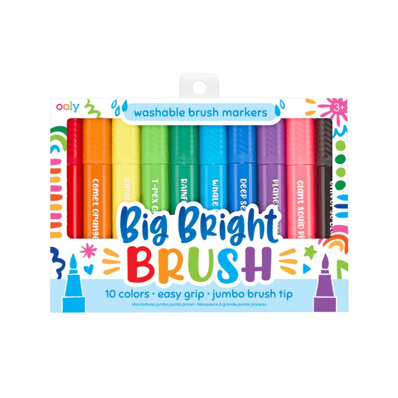 Ensemble de 10 marqueurs Big Bright Brush - Art & bricolage - Boutique LeoLudo - OOLY