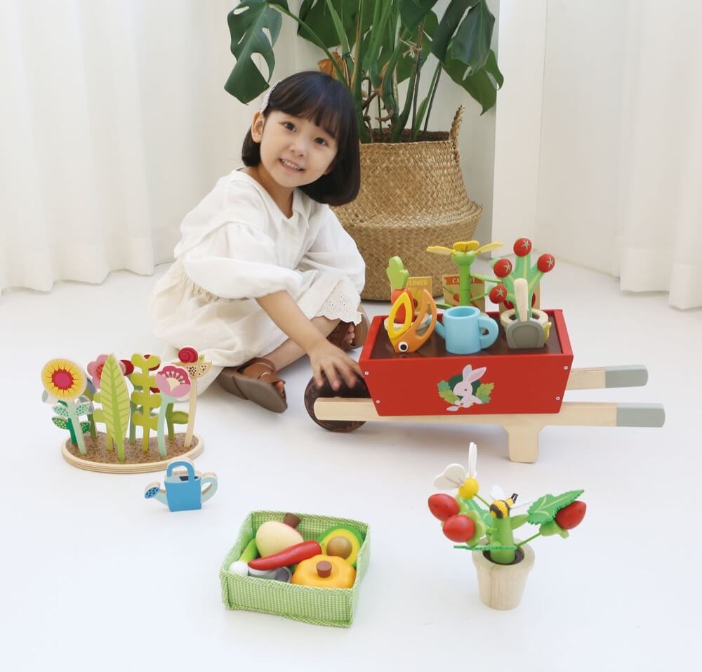Ensemble de brouette de jardin - Jouets d'imitation - Boutique LeoLudo - Tender Leaf Toys
