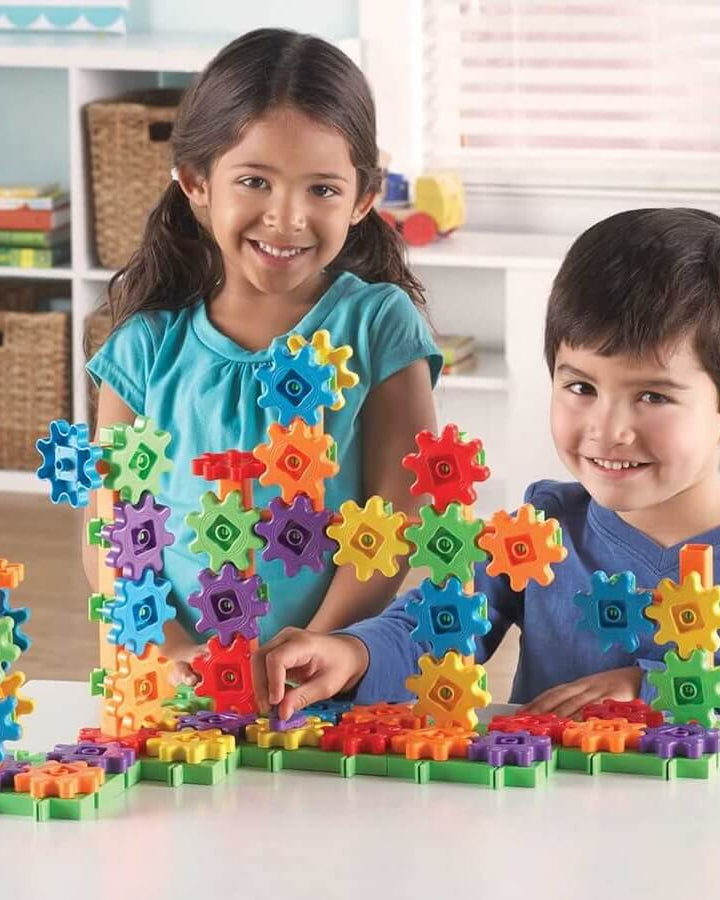 Ensemble de construction de luxe Engrenages! (100 pcs) - Jeux de construction - Boutique LeoLudo - Learning Resources