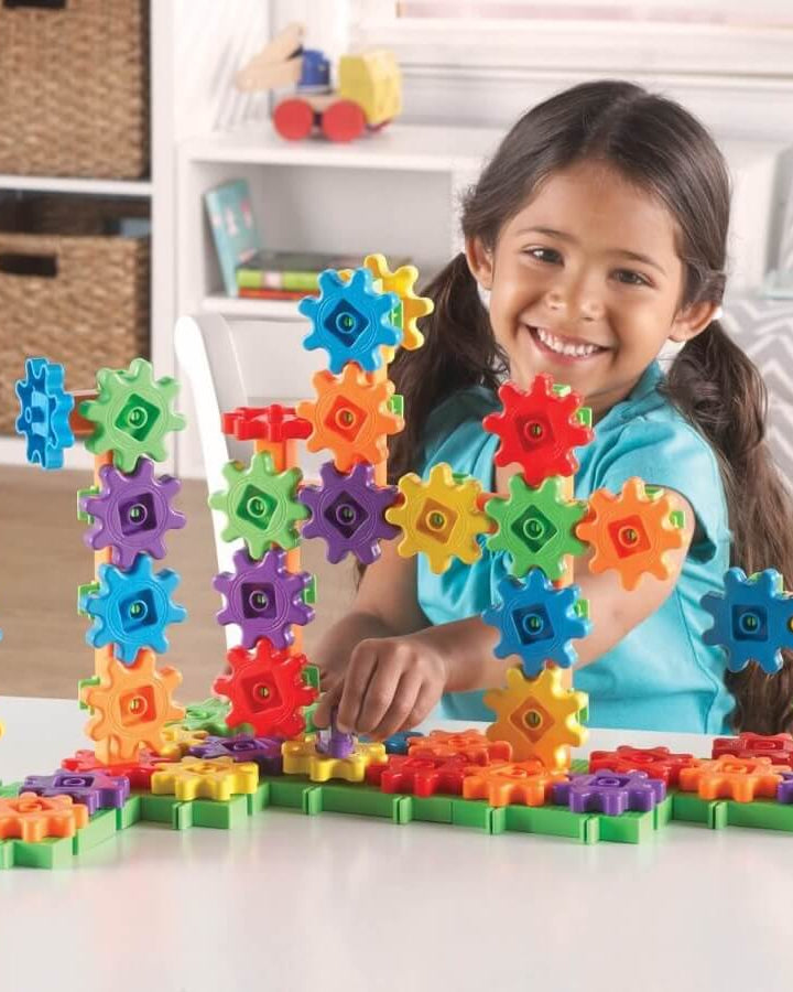 Ensemble de construction de luxe Engrenages! (100 pcs) - Jeux de construction - Boutique LeoLudo - Learning Resources