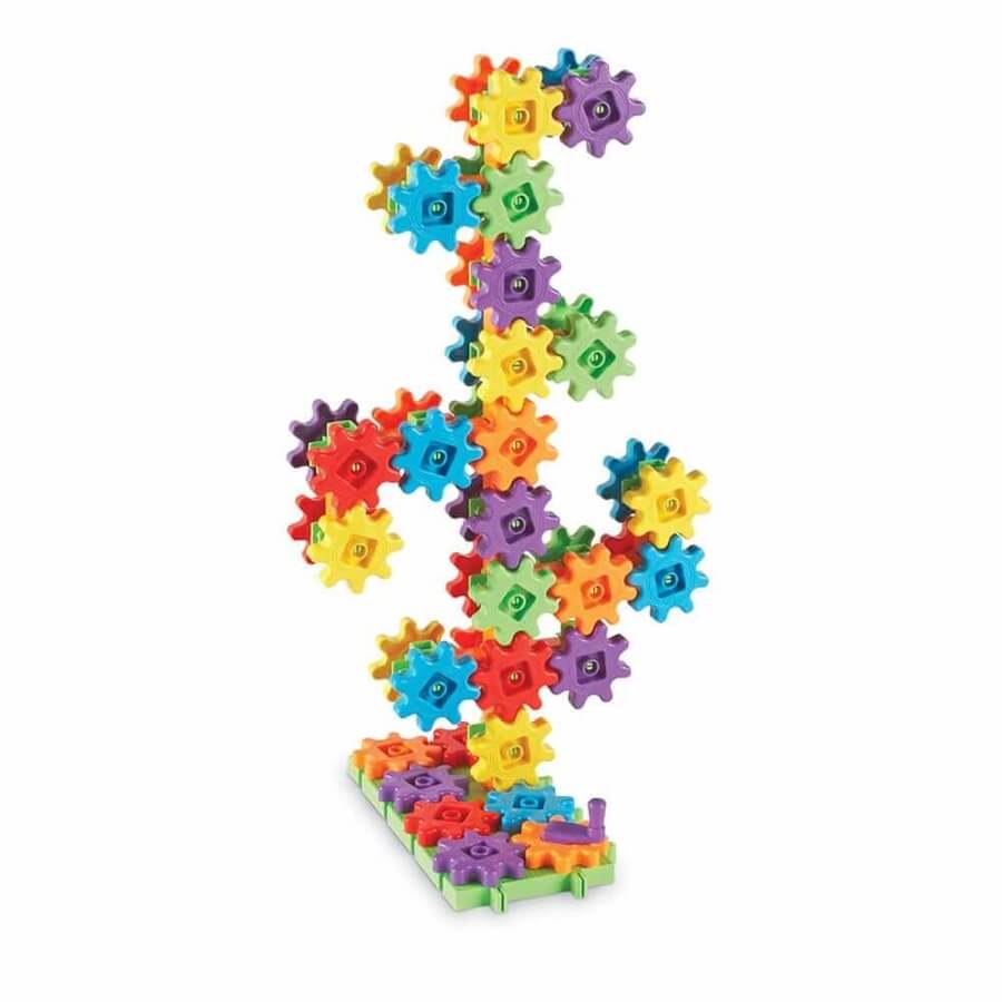Ensemble de construction de luxe Engrenages! (100 pcs) - Jeux de construction - Boutique LeoLudo - Learning Resources