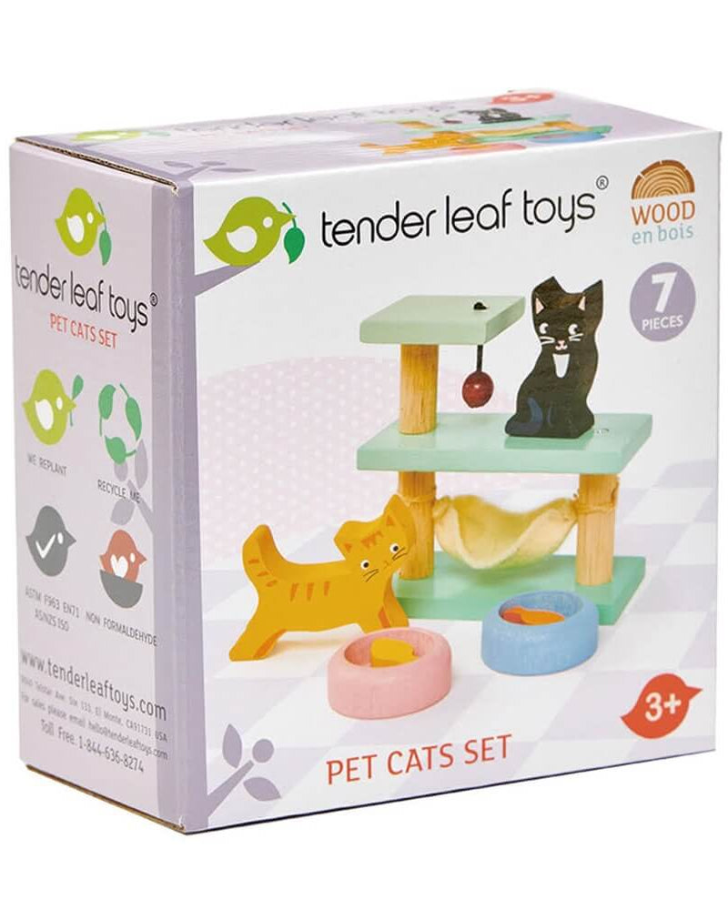 Ensemble de jeu - Chats de compagnie - Ensembles de jeu - Boutique LeoLudo - Tender Leaf Toys