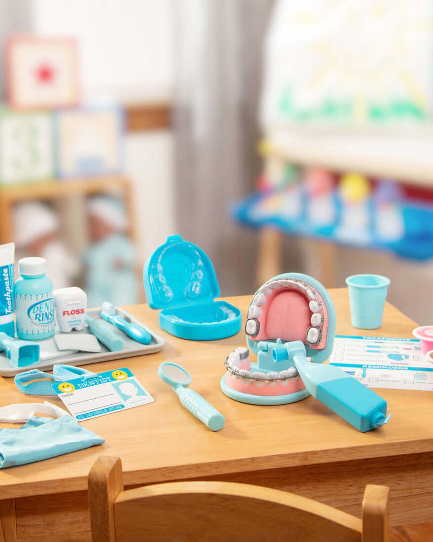Ensemble de jeu de dentiste Super Sourire - Jouets d'imitation - Boutique LeoLudo - Melissa & Doug