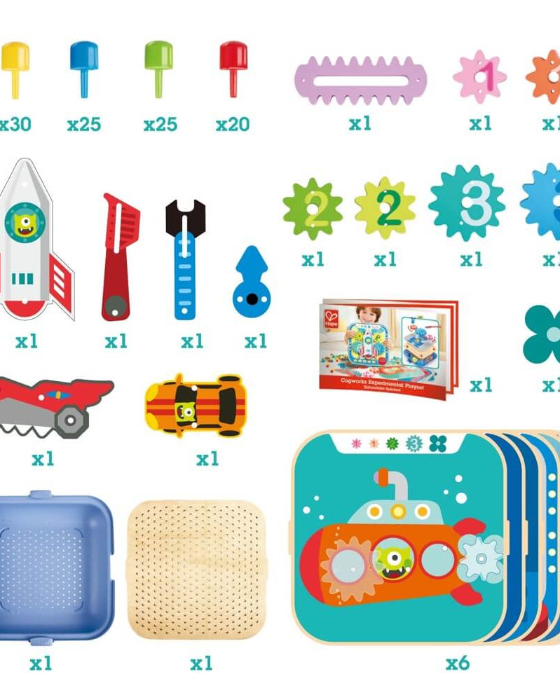 Ensemble de jeu d'engrenages Groovy - Go - Round - Jeux scientifiques - Boutique LeoLudo - Hape