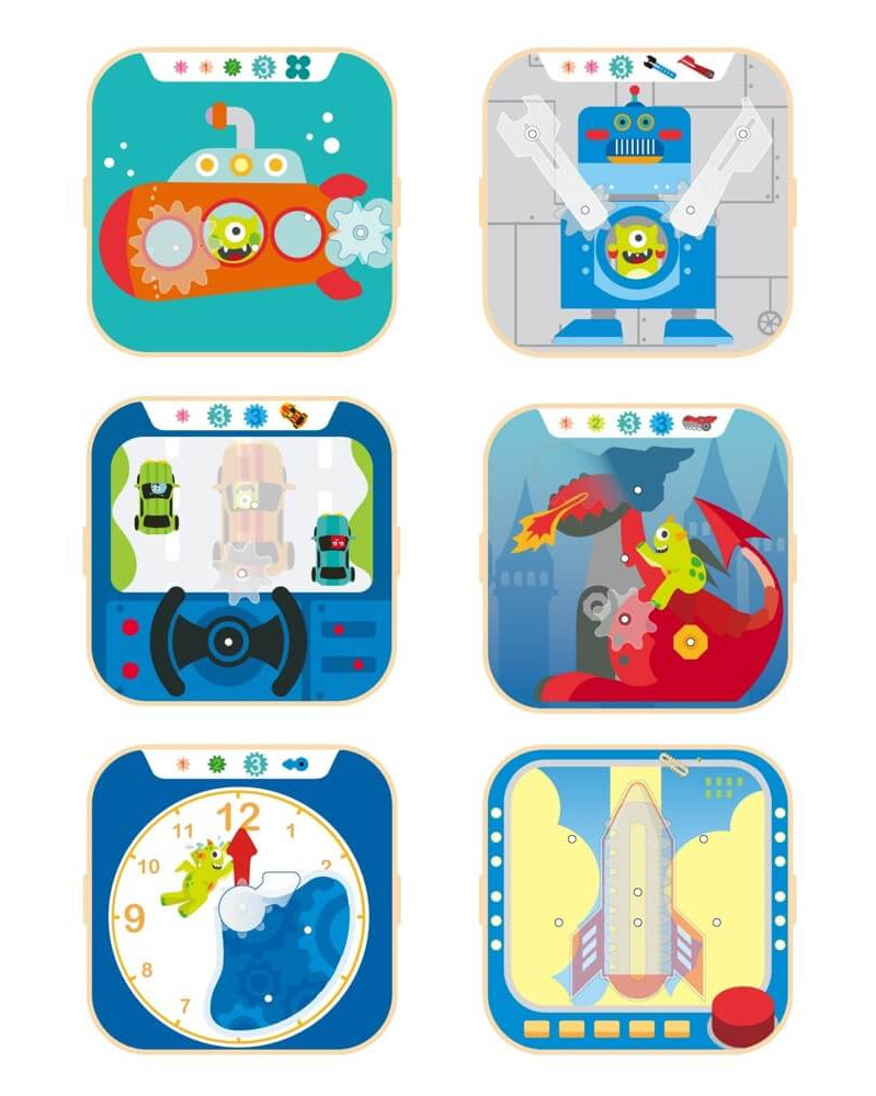Ensemble de jeu d'engrenages Groovy - Go - Round - Jeux scientifiques - Boutique LeoLudo - Hape