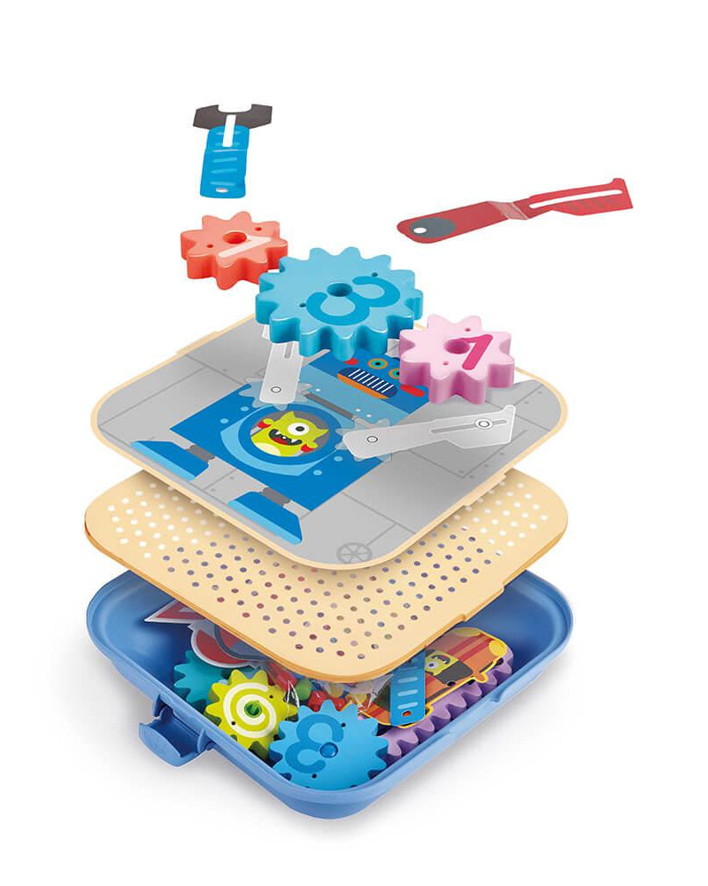 Ensemble de jeu d'engrenages Groovy - Go - Round - Jeux scientifiques - Boutique LeoLudo - Hape