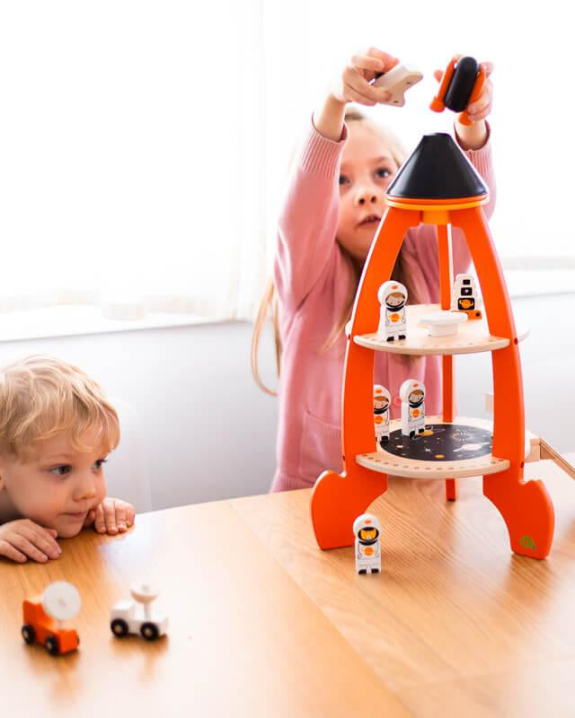 Ensemble de jeu - Fusée cosmique - Ensembles de jeu - Boutique LeoLudo - Tender Leaf Toys