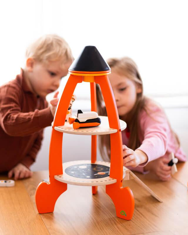 Ensemble de jeu - Fusée cosmique - Ensembles de jeu - Boutique LeoLudo - Tender Leaf Toys