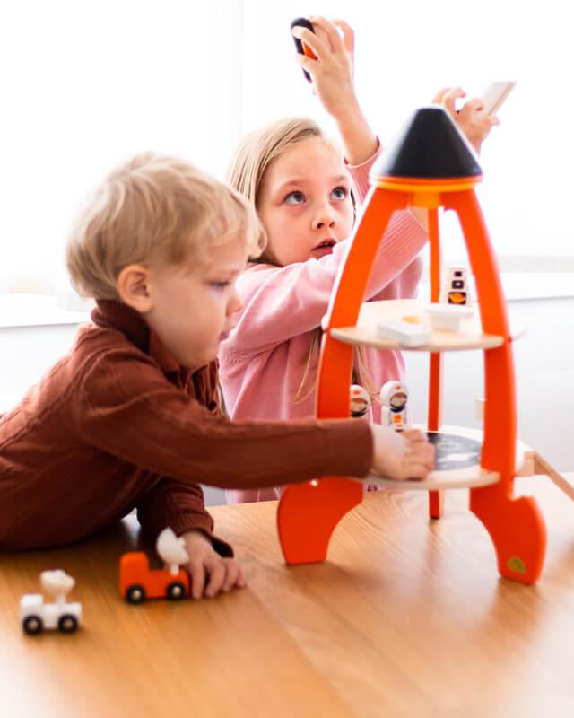 Ensemble de jeu - Fusée cosmique - Ensembles de jeu - Boutique LeoLudo - Tender Leaf Toys