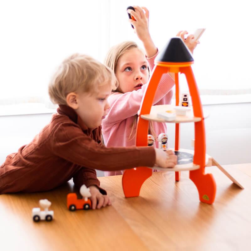 Ensemble de jeu - Fusée cosmique - Ensembles de jeu - Boutique LeoLudo - Tender Leaf Toys