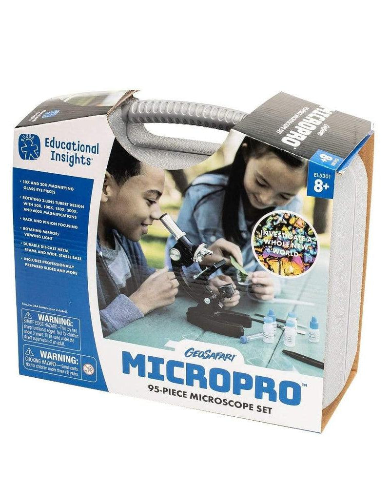 Ensemble de microscope GeoSafari MicroPro (95 pièces) - Jeux scientifiques - Boutique LeoLudo - Educational Insights