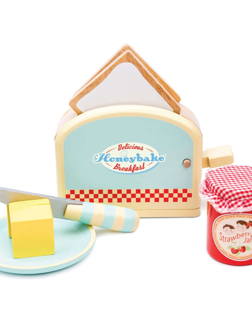 Ensemble de petit - déjeuner grille - pain Honeybake - Jouets d'imitation - Boutique LeoLudo - Le Toy Van