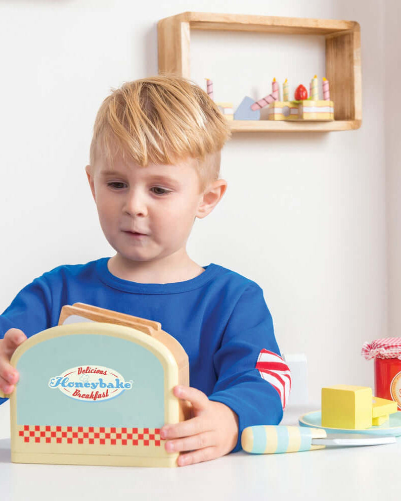 Ensemble de petit - déjeuner grille - pain Honeybake - Jouets d'imitation - Boutique LeoLudo - Le Toy Van