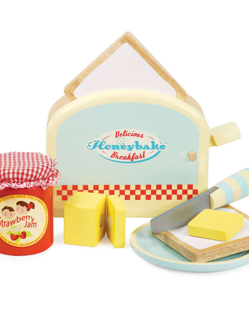 Ensemble de petit - déjeuner grille - pain Honeybake - Jouets d'imitation - Boutique LeoLudo - Le Toy Van