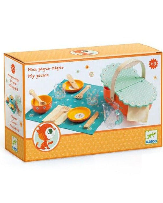 Ensemble de picnic en bois - Jouets d'imitation - Boutique LeoLudo - Djeco