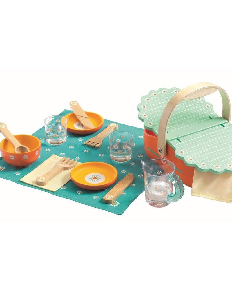 Ensemble de picnic en bois - Jouets d'imitation - Boutique LeoLudo - Djeco