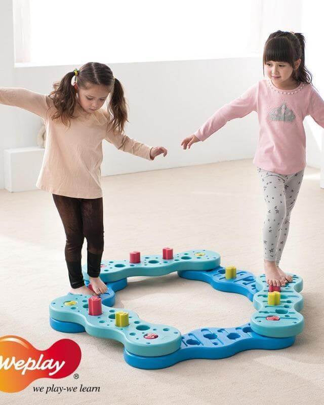 Ensemble de poutres d'équilibre - Weplay Coral Adventure - Jeu actif - Boutique LeoLudo - Weplay