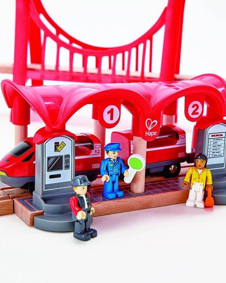 Ensemble de train urbain (51 pcs) - Ensembles de jeu - Boutique LeoLudo - Hape