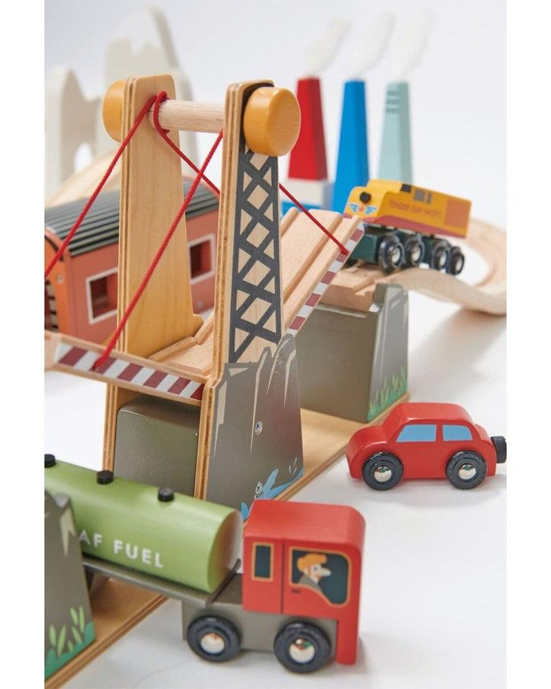 Ensemble de trains Mountain View (115 pcs) -Ensembles de jeu- Boutique LeoLudo-Tender Leaf Toys