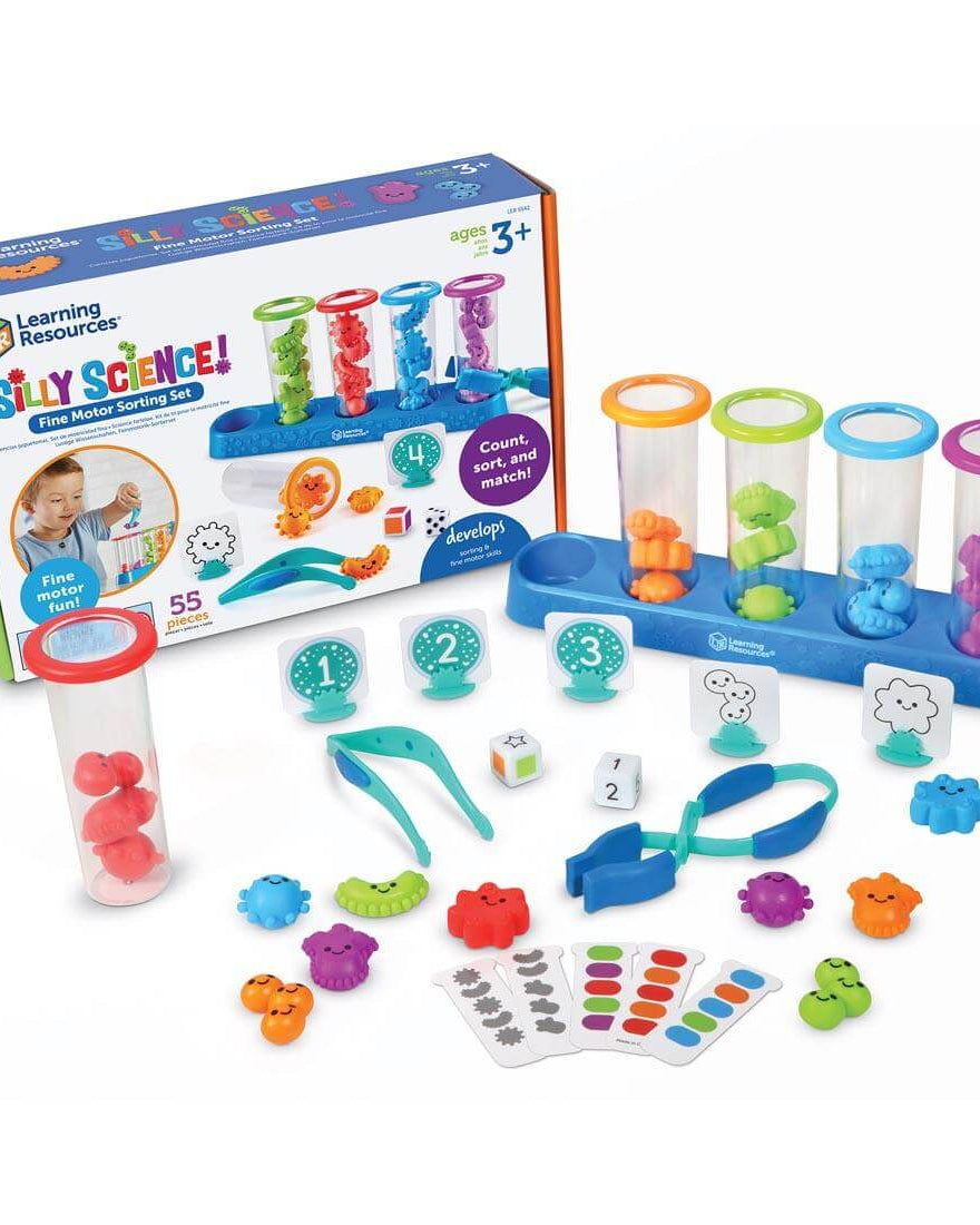 Ensemble de triage de motricité fine Silly Science - Jeux éducatifs - Boutique LeoLudo - Learning Resources