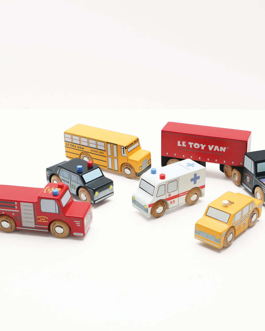 Ensemble de véhicules de ville -Véhicules de jeu- Boutique LeoLudo-Le Toy Van