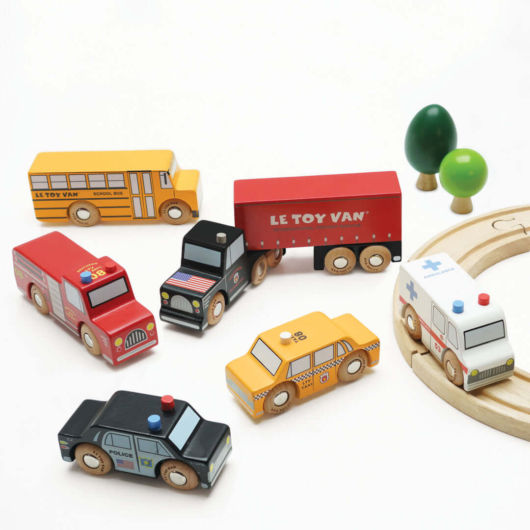 Ensemble de véhicules de ville -Véhicules de jeu- Boutique LeoLudo-Le Toy Van
