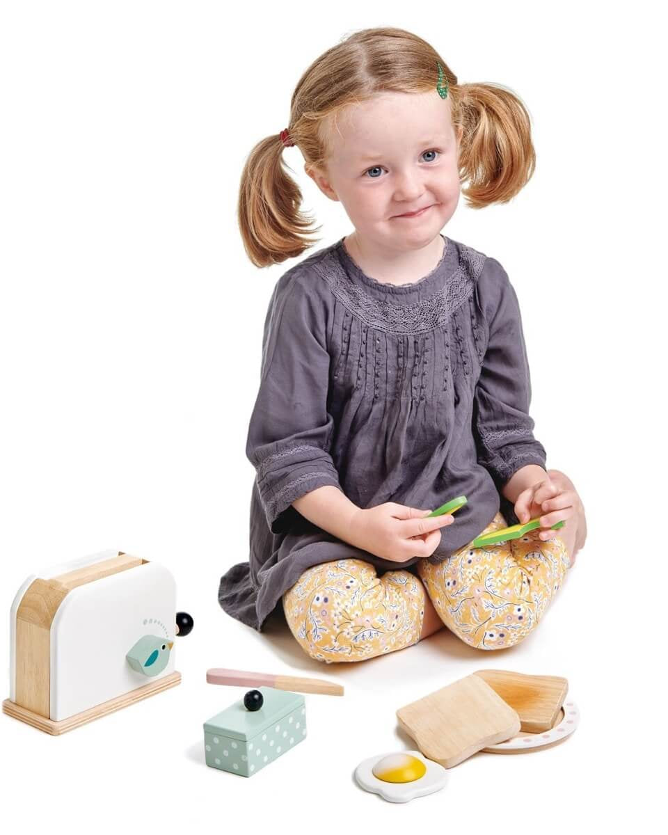 Ensemble grille - pain et petit déjeuner - Jouets d'imitation - Boutique LeoLudo - Tender Leaf Toys