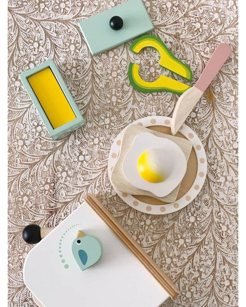Ensemble grille - pain et petit déjeuner - Jouets d'imitation - Boutique LeoLudo - Tender Leaf Toys