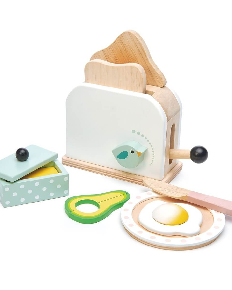 Ensemble grille - pain et petit déjeuner - Jouets d'imitation - Boutique LeoLudo - Tender Leaf Toys