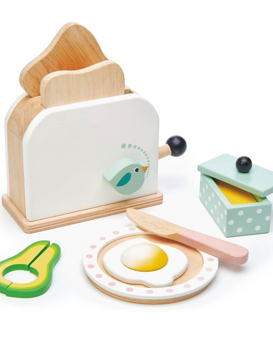 Ensemble grille - pain et petit déjeuner - Jouets d'imitation - Boutique LeoLudo - Tender Leaf Toys