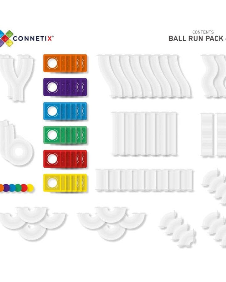 Ensemble parcours de balle Connetix (92 pcs) - Jeux de construction - Boutique LeoLudo - Connetix