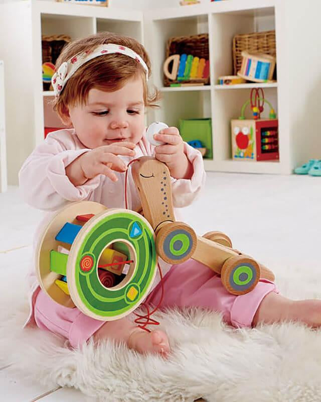 Escargot à promener - Jouets à tirer / pousser - Boutique LeoLudo - Hape