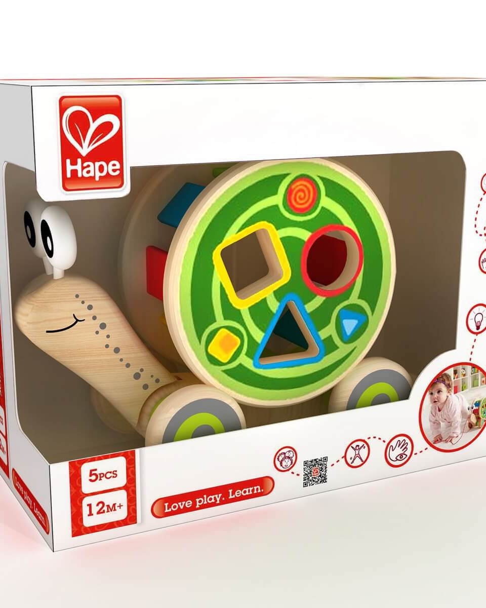 Escargot à promener - Jouets à tirer / pousser - Boutique LeoLudo - Hape