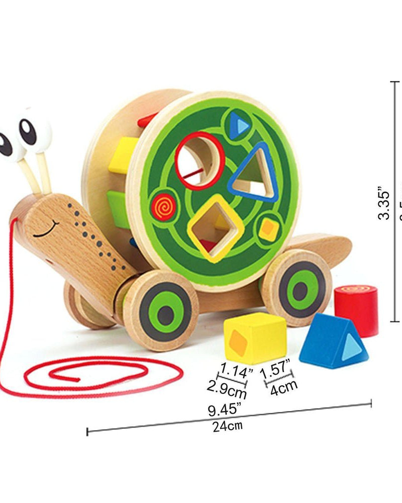 Escargot à promener - Jouets à tirer / pousser - Boutique LeoLudo - Hape