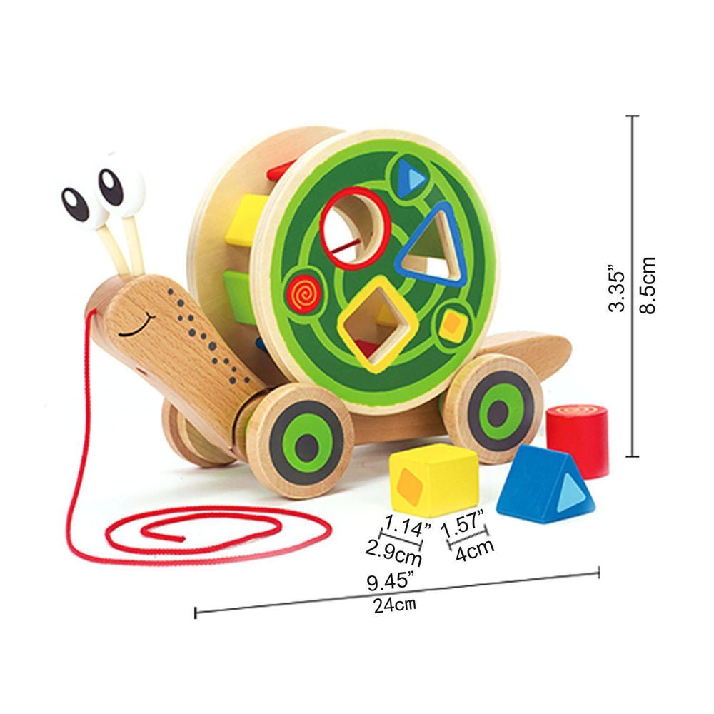 Escargot à promener - Jouets à tirer / pousser - Boutique LeoLudo - Hape
