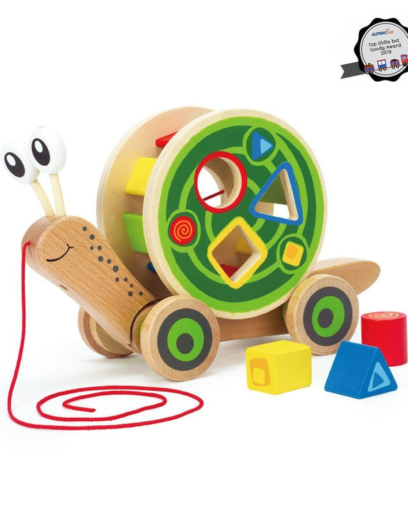Escargot à promener - Jouets à tirer / pousser - Boutique LeoLudo - Hape