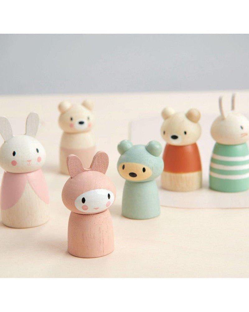 Famille de lapins - Figurines - Boutique LeoLudo - Tender Leaf Toys