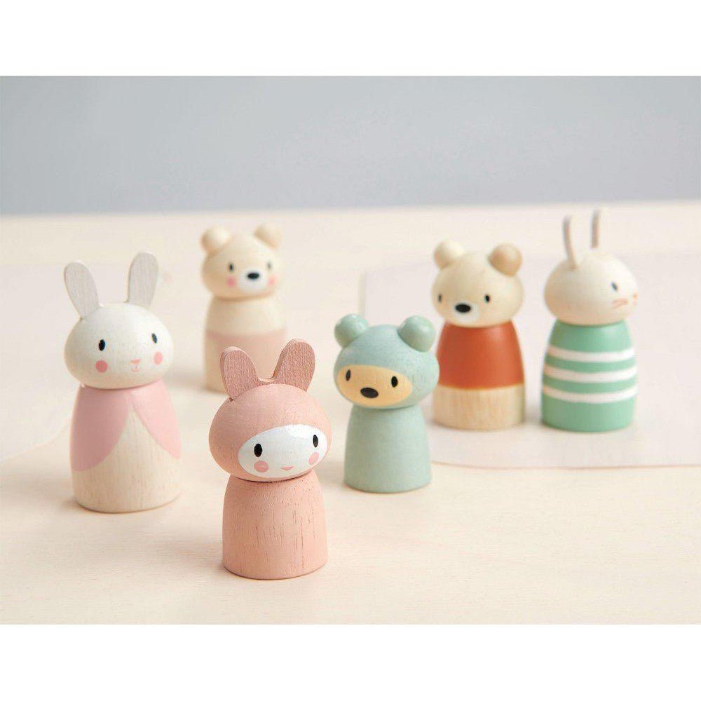 Famille de lapins - Figurines - Boutique LeoLudo - Tender Leaf Toys