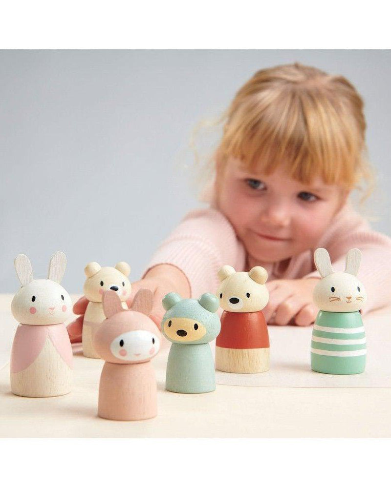 Famille de lapins - Figurines - Boutique LeoLudo - Tender Leaf Toys