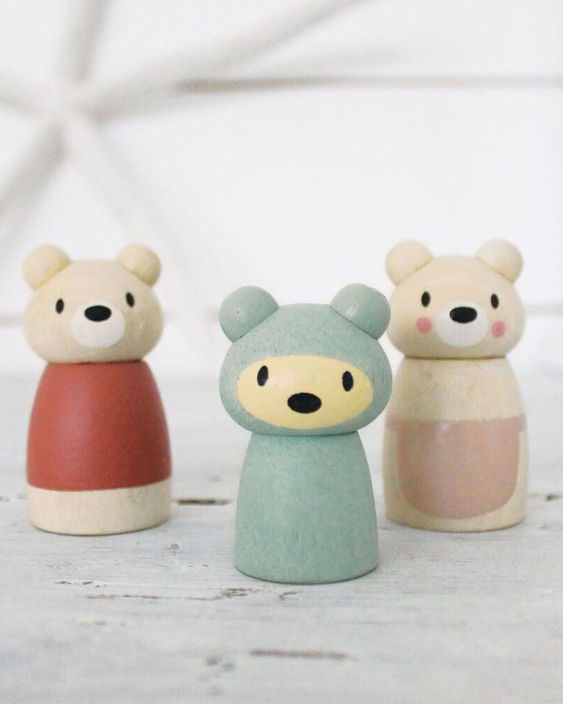 Famille d'ours - Figurines - Boutique LeoLudo - Tender Leaf Toys