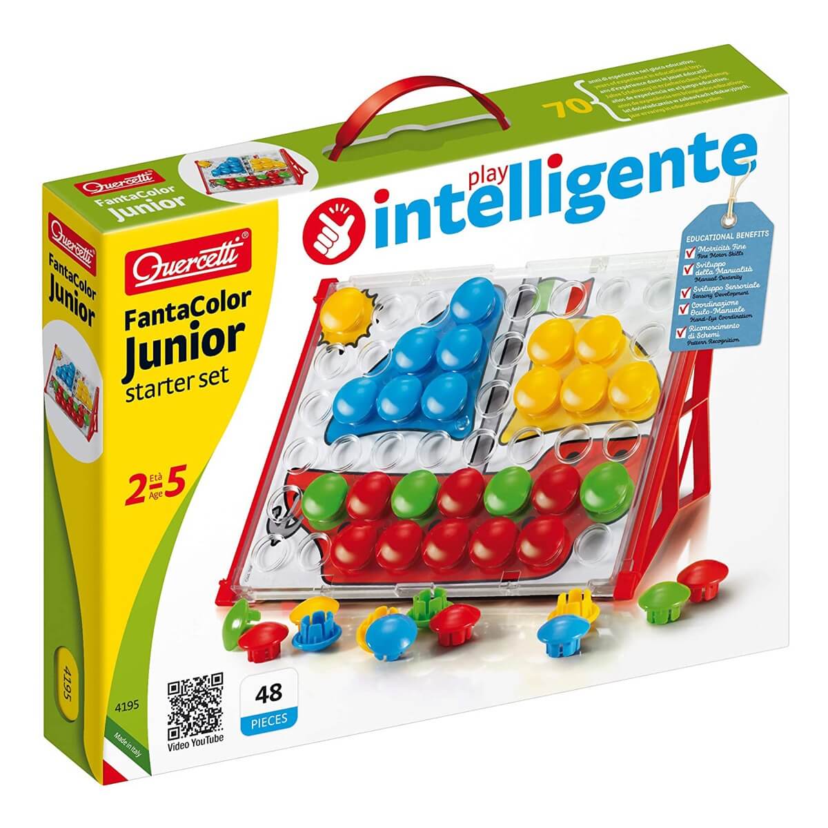 FantaColor Junior Basic (48 pcs) - Jeux d'assemblage - Boutique LeoLudo - Quercetti