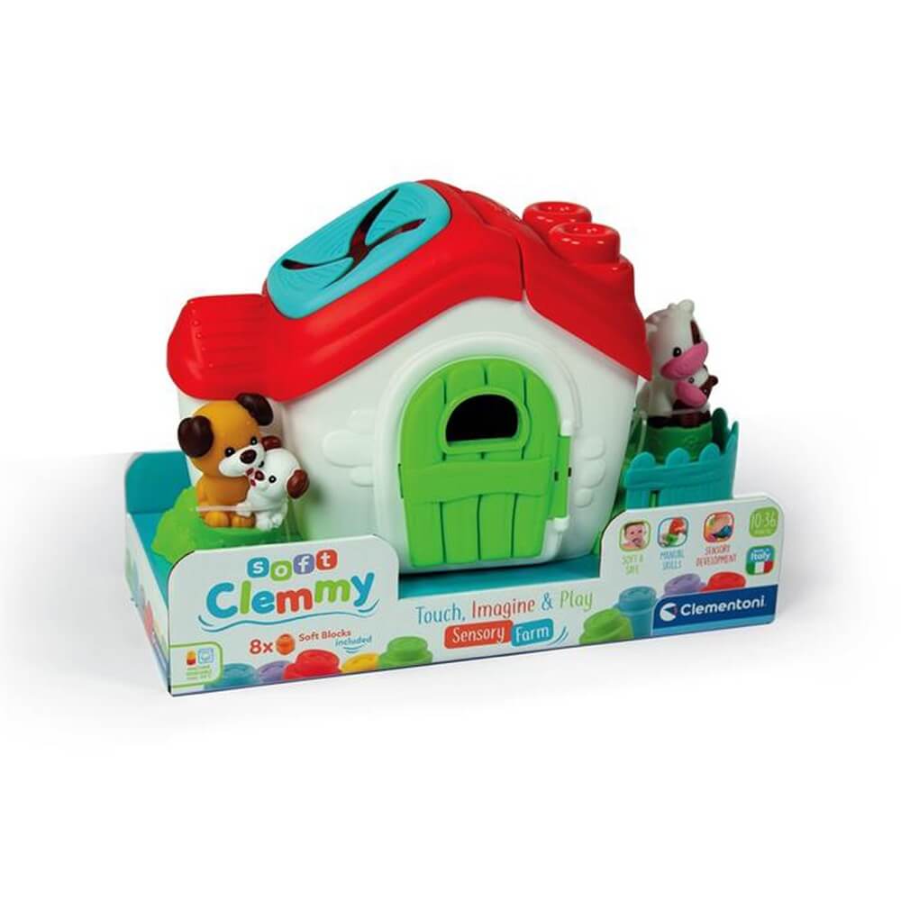 Ferme sensorielle Clemmy -Jeux de construction- Boutique LeoLudo-Clementoni