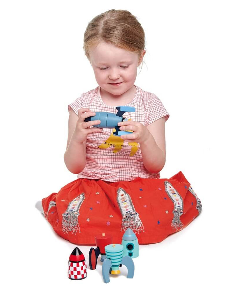 Fusées à construire - Jeux d'assemblage - Boutique LeoLudo - Tender Leaf Toys