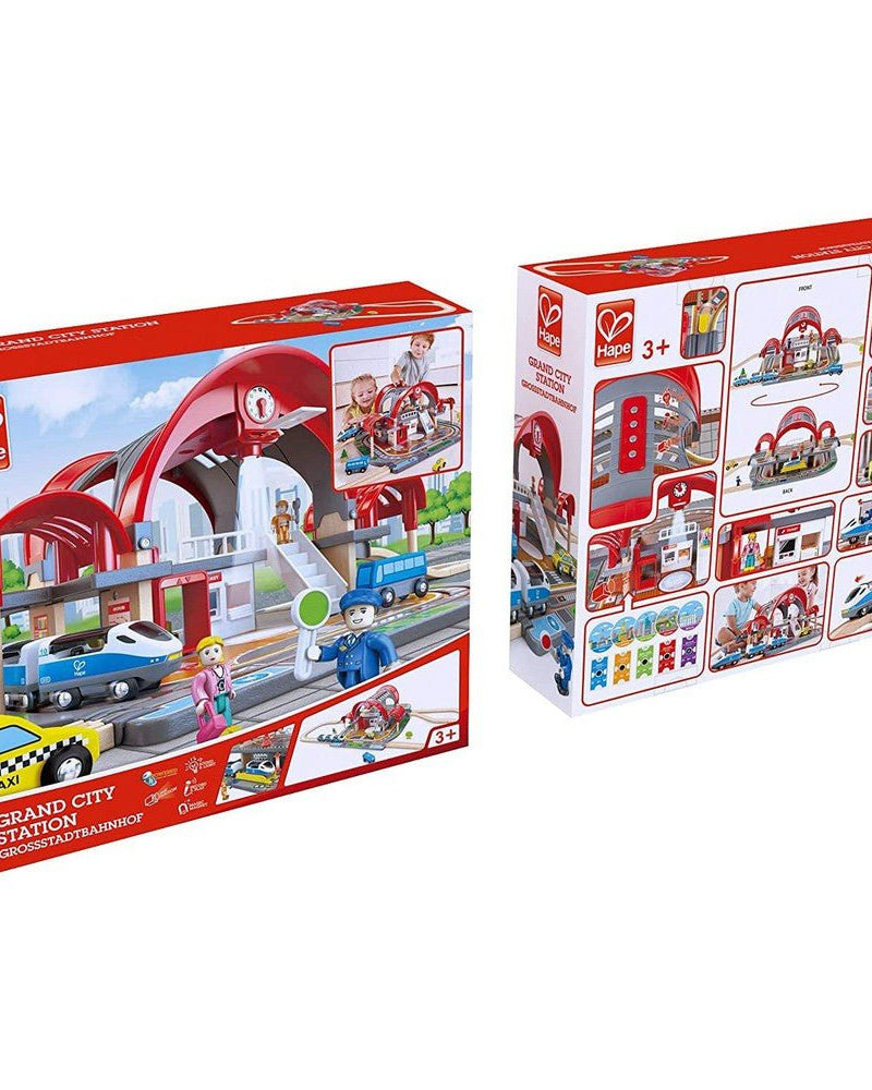 Gare de Grand City - Ensembles de jeu - Boutique LeoLudo - Hape