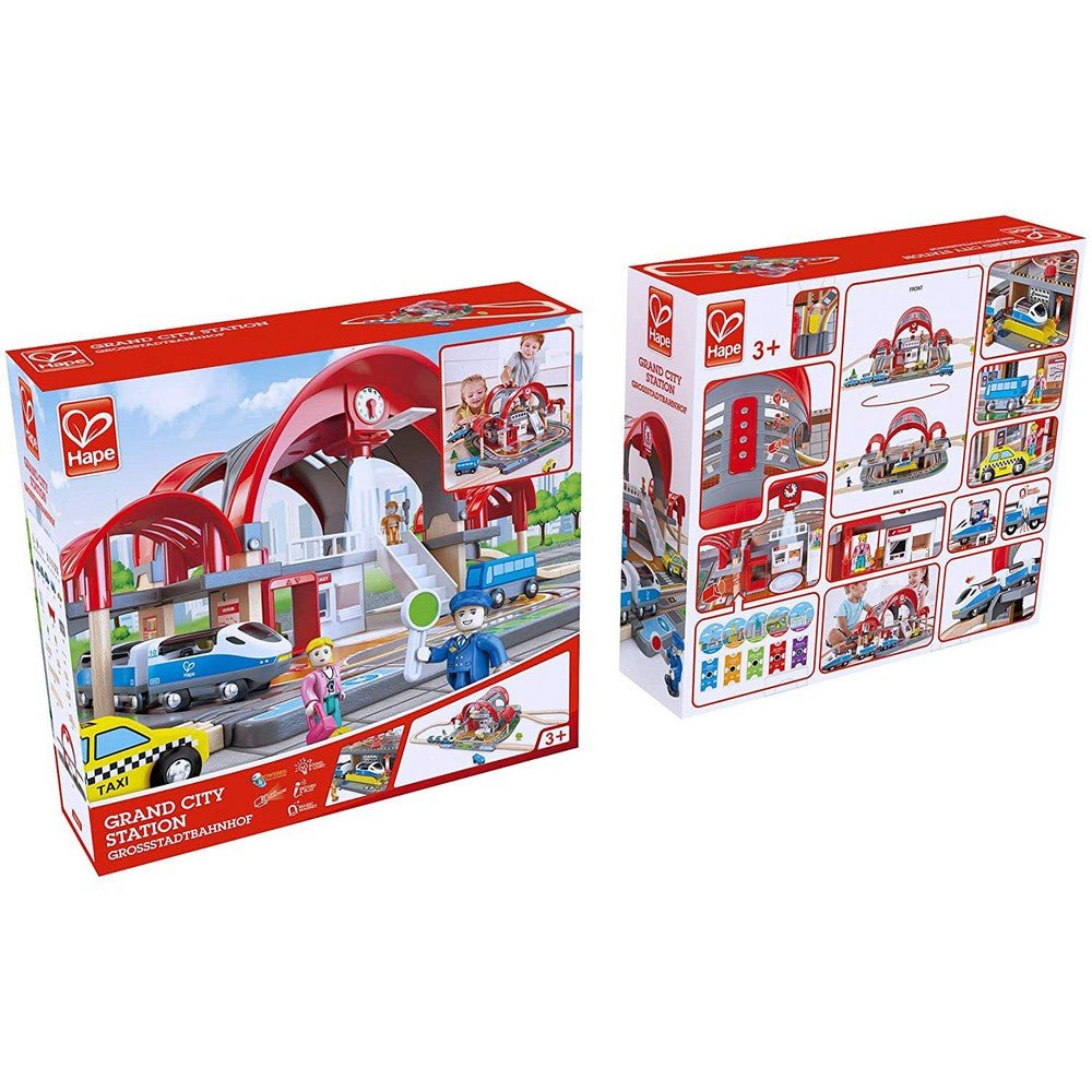 Gare de Grand City - Ensembles de jeu - Boutique LeoLudo - Hape