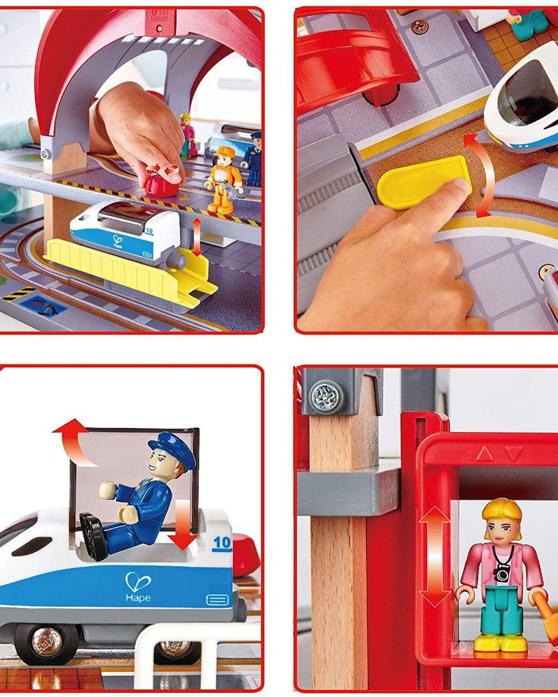 Gare de Grand City - Ensembles de jeu - Boutique LeoLudo - Hape